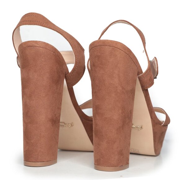 Primadonna Collection Platform Sandal 90s Heels Brown Gold Bratz Summer Boho - Picture 6 of 12